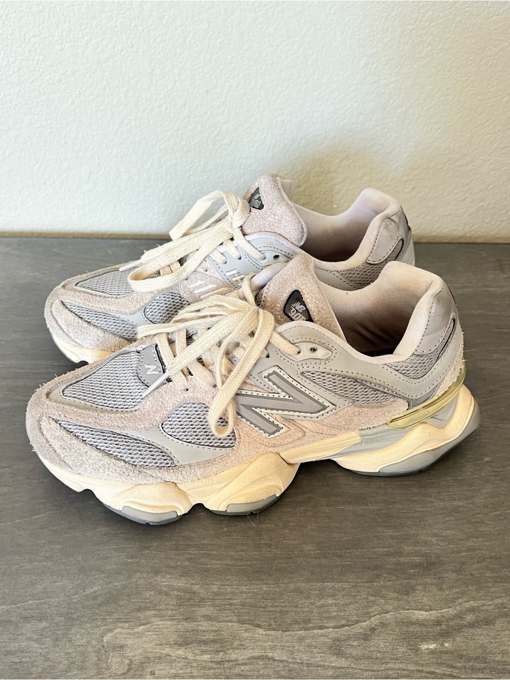 New Balance Women's Beige Neutral Running Sneakers - Picture 2 of 7